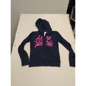 Aeropostale Juniors Womens Teens Full Zip Sweatshirts BLING Spellout Size XS